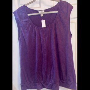 NWT Ann Taylor Loft Sleeveless Top - XL